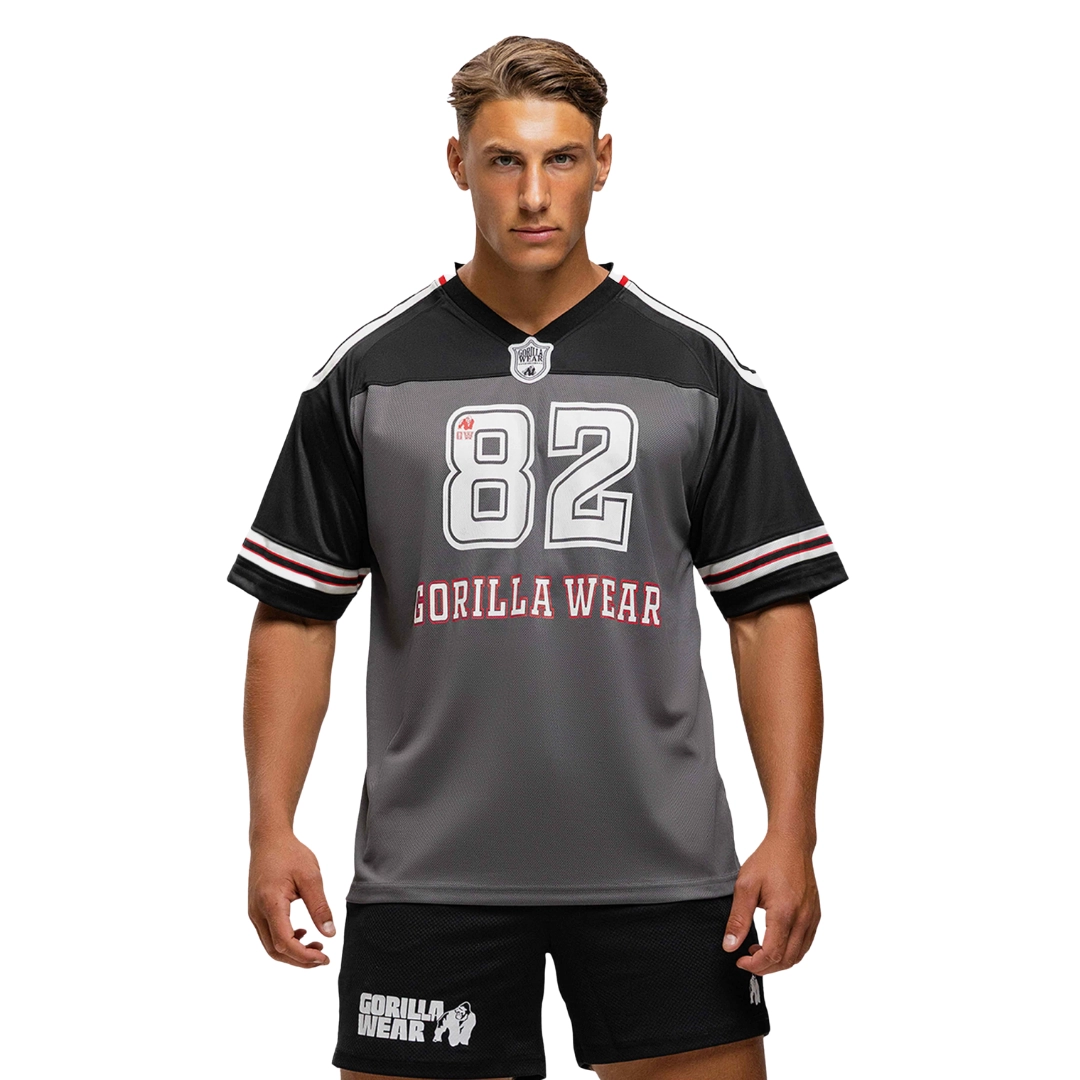 Бързосъхнеща футболна тениска Tyler Football Jersey – Black/White