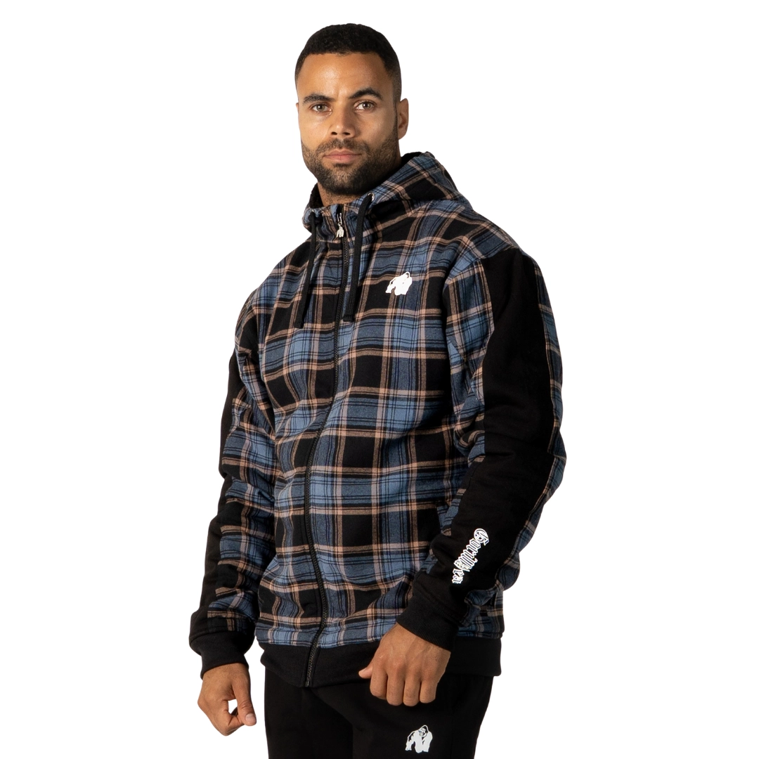 Яке пролет-есен Kenton Zipped Jacket – Black/Blue