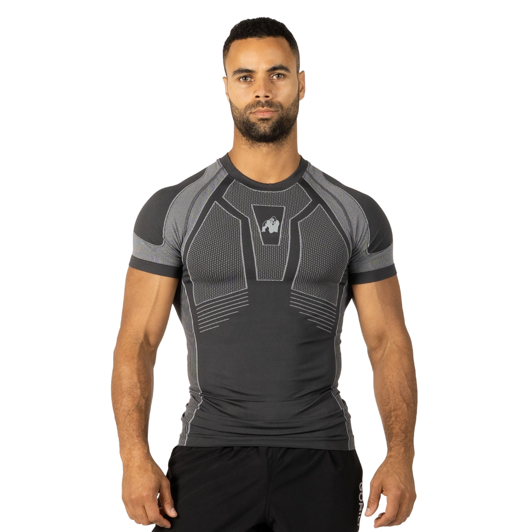 Безшевна тениска по тялото Arcata Seamless T-Shirt – Dark Gray