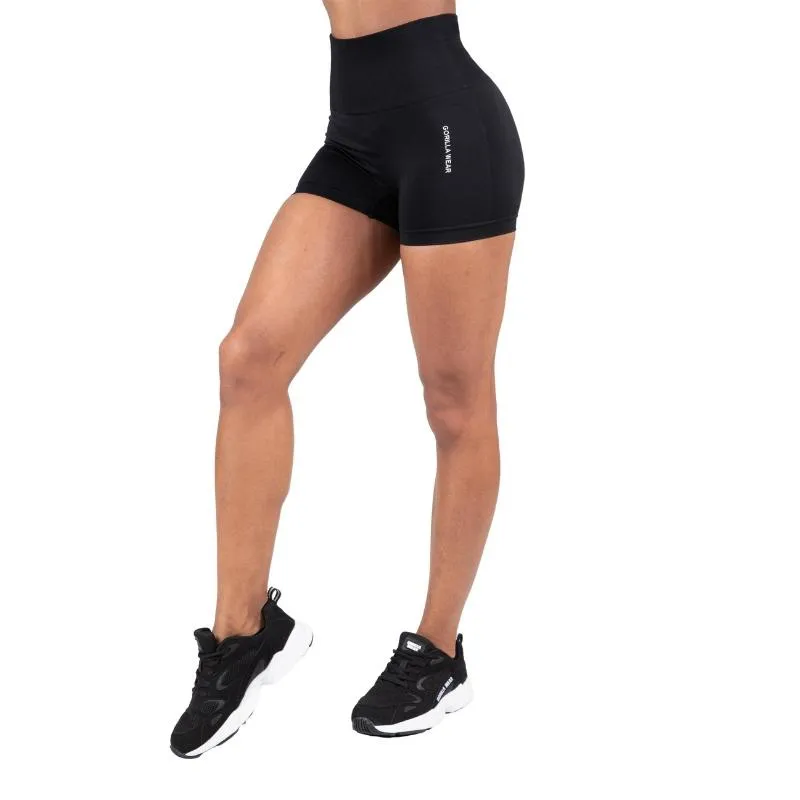 Безшевен къс клин Quincy Seamless Shorts – Black