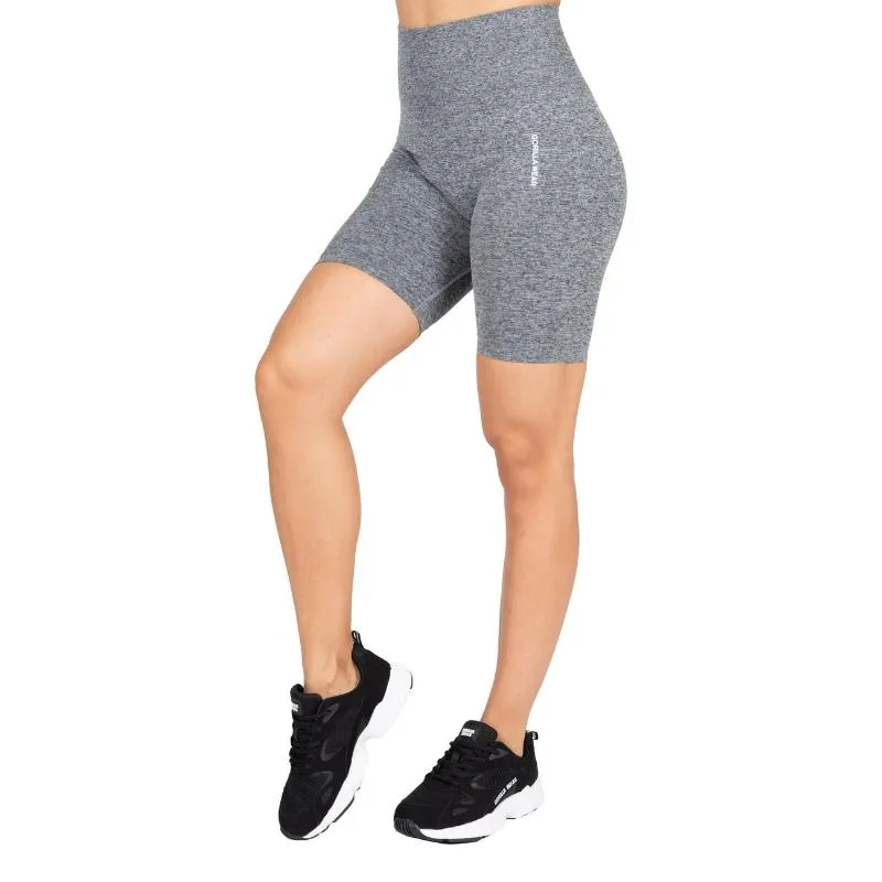 Безшевен байкър клин Quincy Seamless Cycling Shorts – Gray Melange