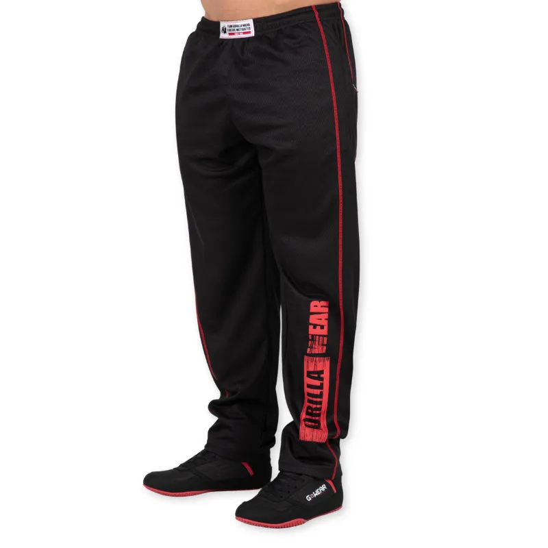 Бързосъхнещ спортен панталон Wallace Mesh Pants – Black/Red