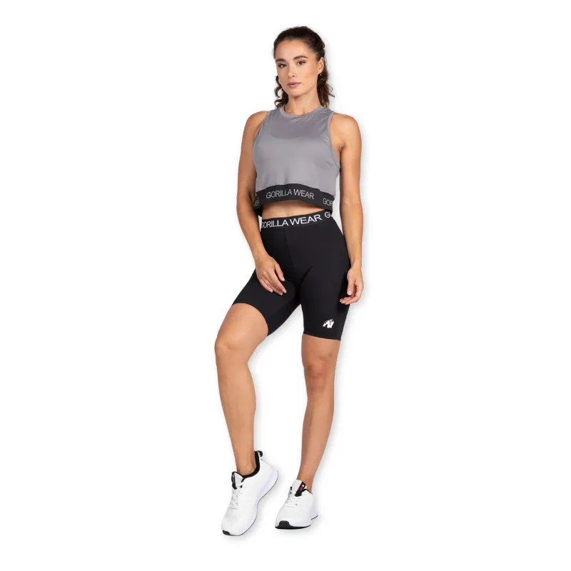 Къс топ Colby Cropped Tank Top – Gray