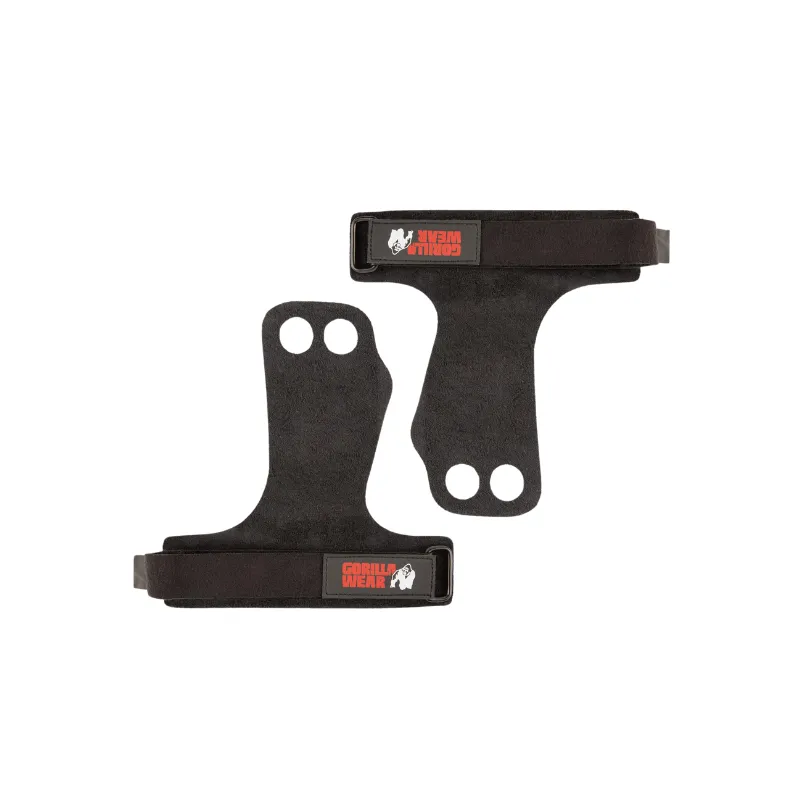 Накитници с кожена подложка  с 2 отвора Leather Lifting Grips