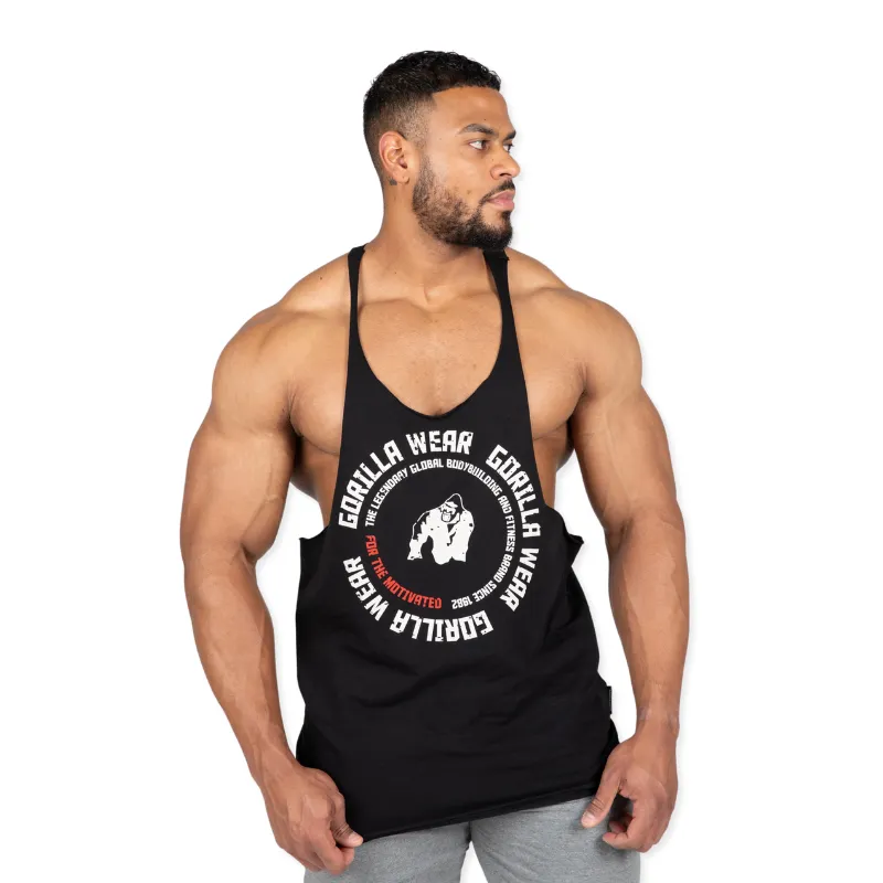Изрязан потник Melrose Stringer – Black