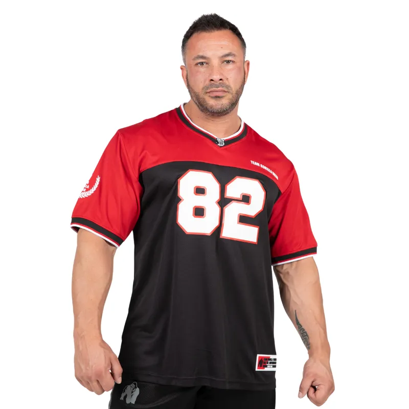 Бързосъхнеща тениска Trenton Football Jersey – Black/Red