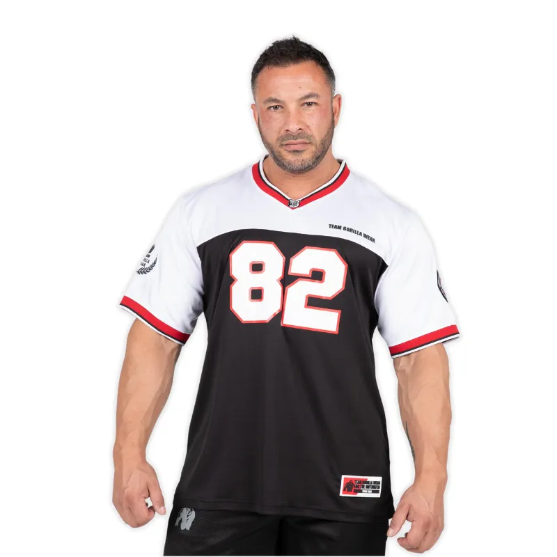 Бързосъхнеща тениска Trenton Football Jersey – Black/White