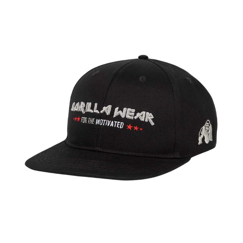 Шапка с права козирка Wayne Snapback Cap – Black