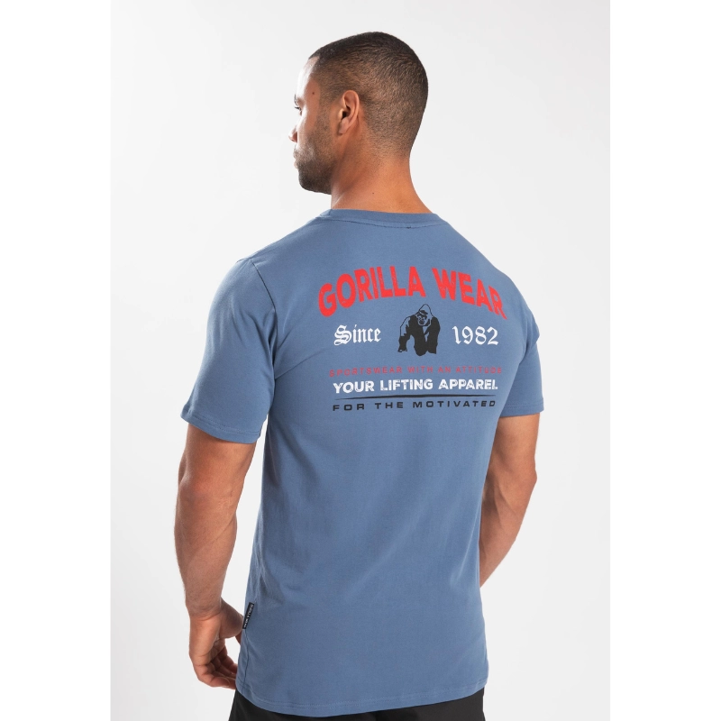 Памучна тениска Warren T-Shirt – Coronet Blue