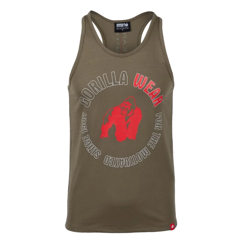 Бързосъхнещ олекотен потник Lafayette Tank Top – Army Green
