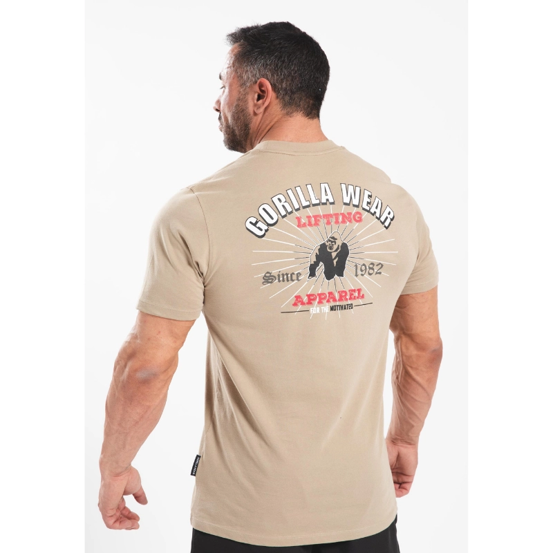 Тениска от органичен памук Oregon T-Shirt – Beige