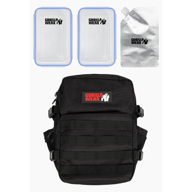 Раница с кутии за храна и охладител Clyde Meal Prep Backpack – Black