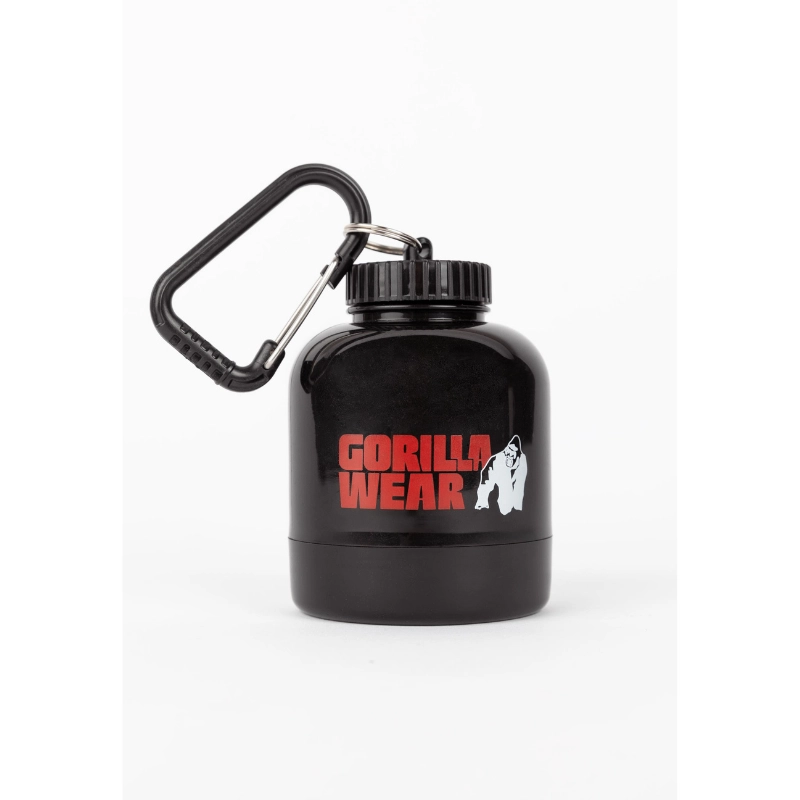 Ключодържател – кутия за пудри и хапчета Supplement Funnel Keychain 60g – Black