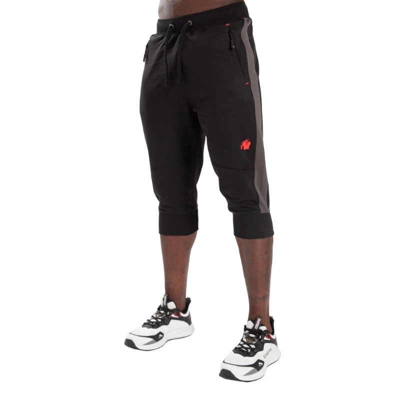 Ватиран панталон Thompson 3/4 Sweatpants – Black