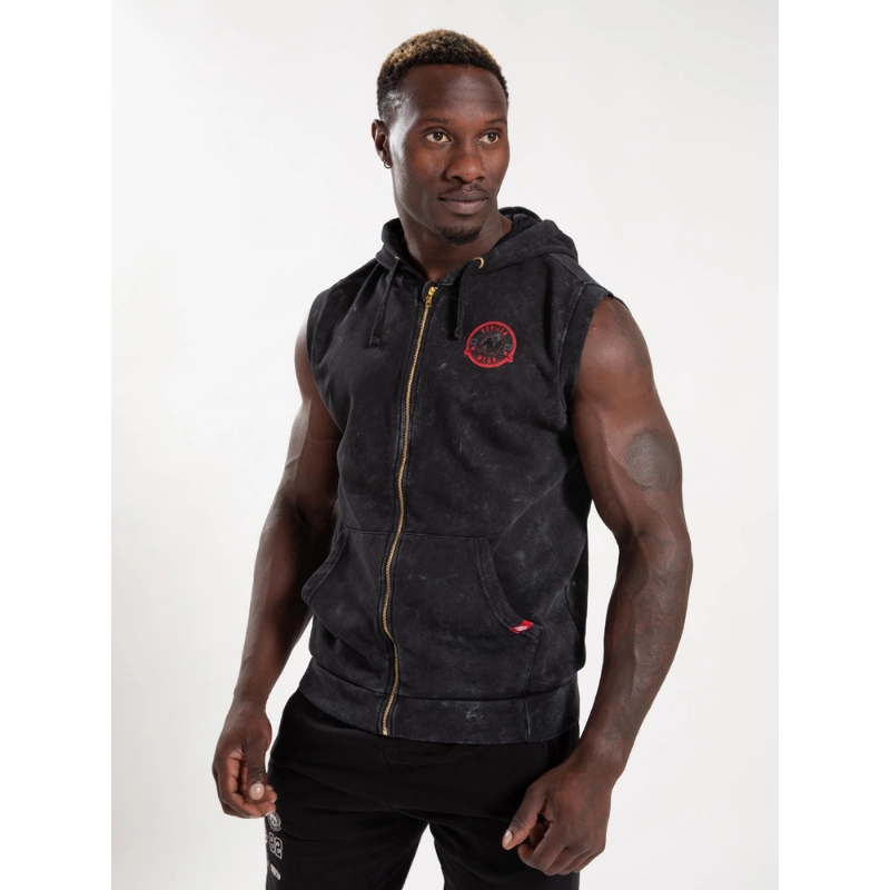 Суитшърт без ръкави Silverdale Sleeveless Hoodie – Black