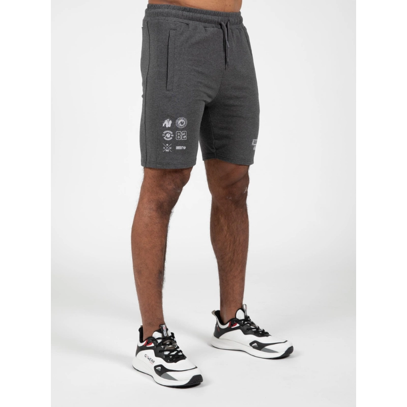 Шорти от органичен памук Lopez Shorts – Dark Gray Melange