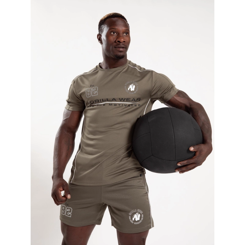 Бързосъхнеща антибактериална тениска Broxton T-Shirt – Army Green