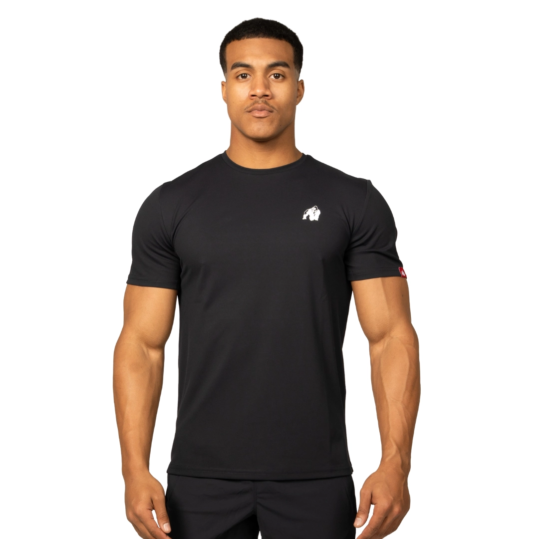 Colton T-Shirt – Black | мъжка фитнес тениска Gorilla Wear