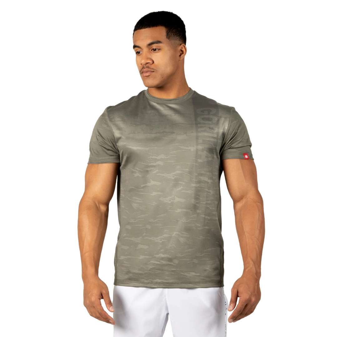 Westley T-Shirt – Army Green | мъжка фитнес тениска Gorilla Wear