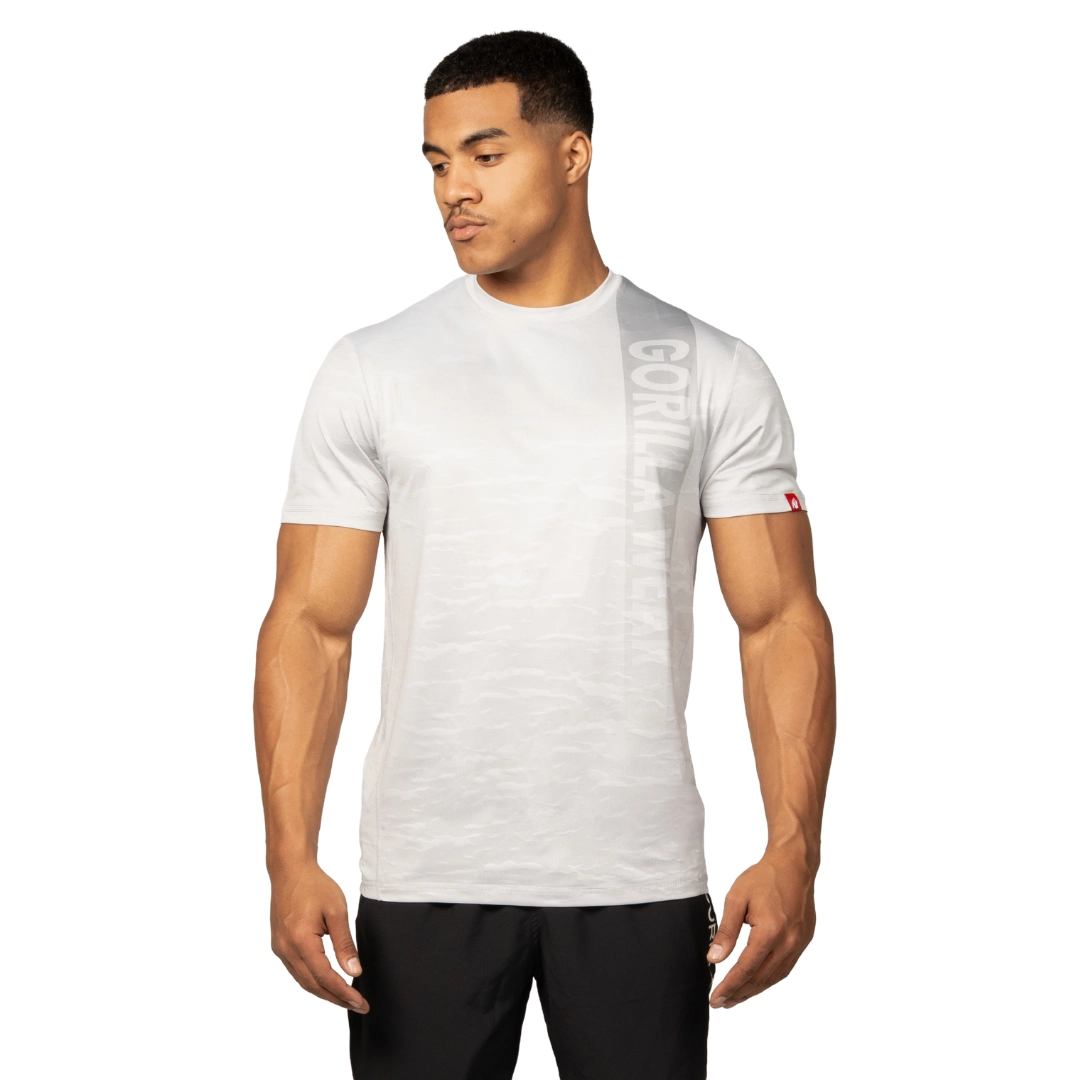 Westley T-Shirt – Light Gray | мъжка фитнес тениска Gorilla Wear