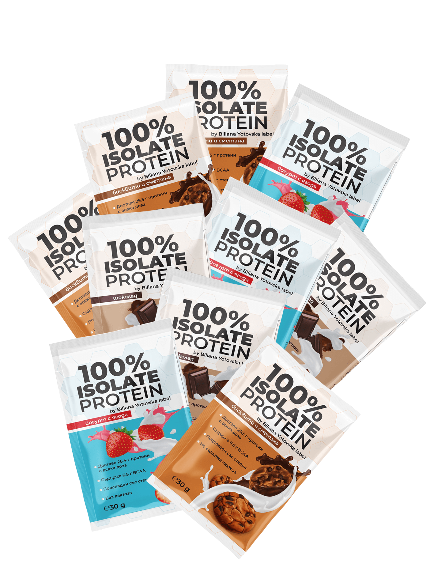 100% Isolate protein 10 x 30 g