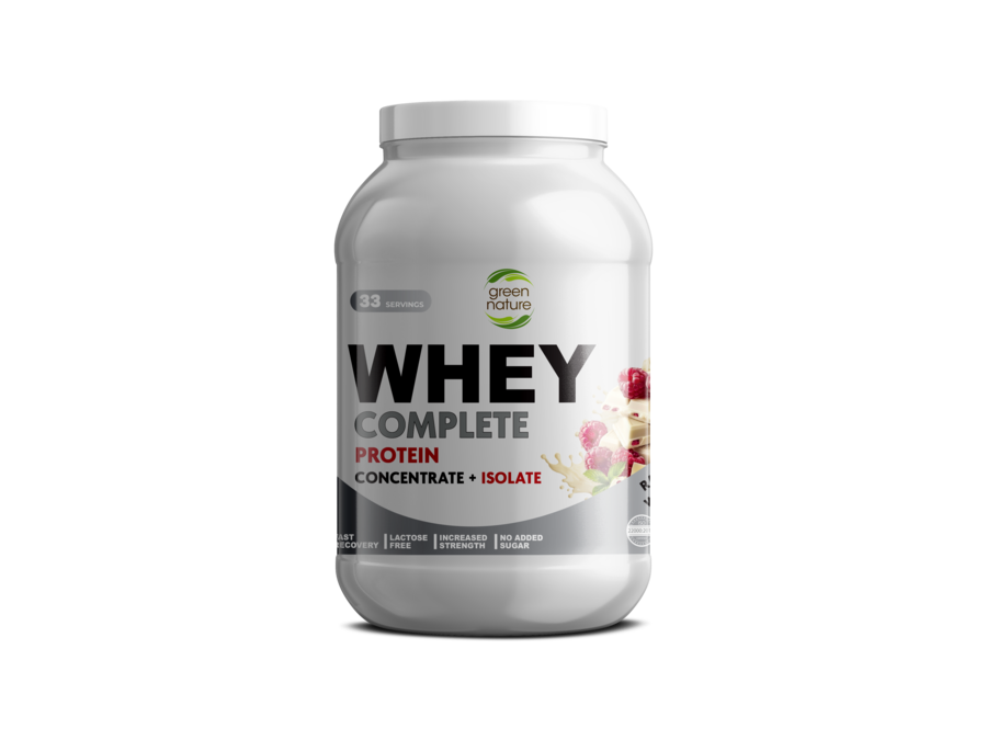 WHEY COMPLETE Малина с бял шоколад 1000 г