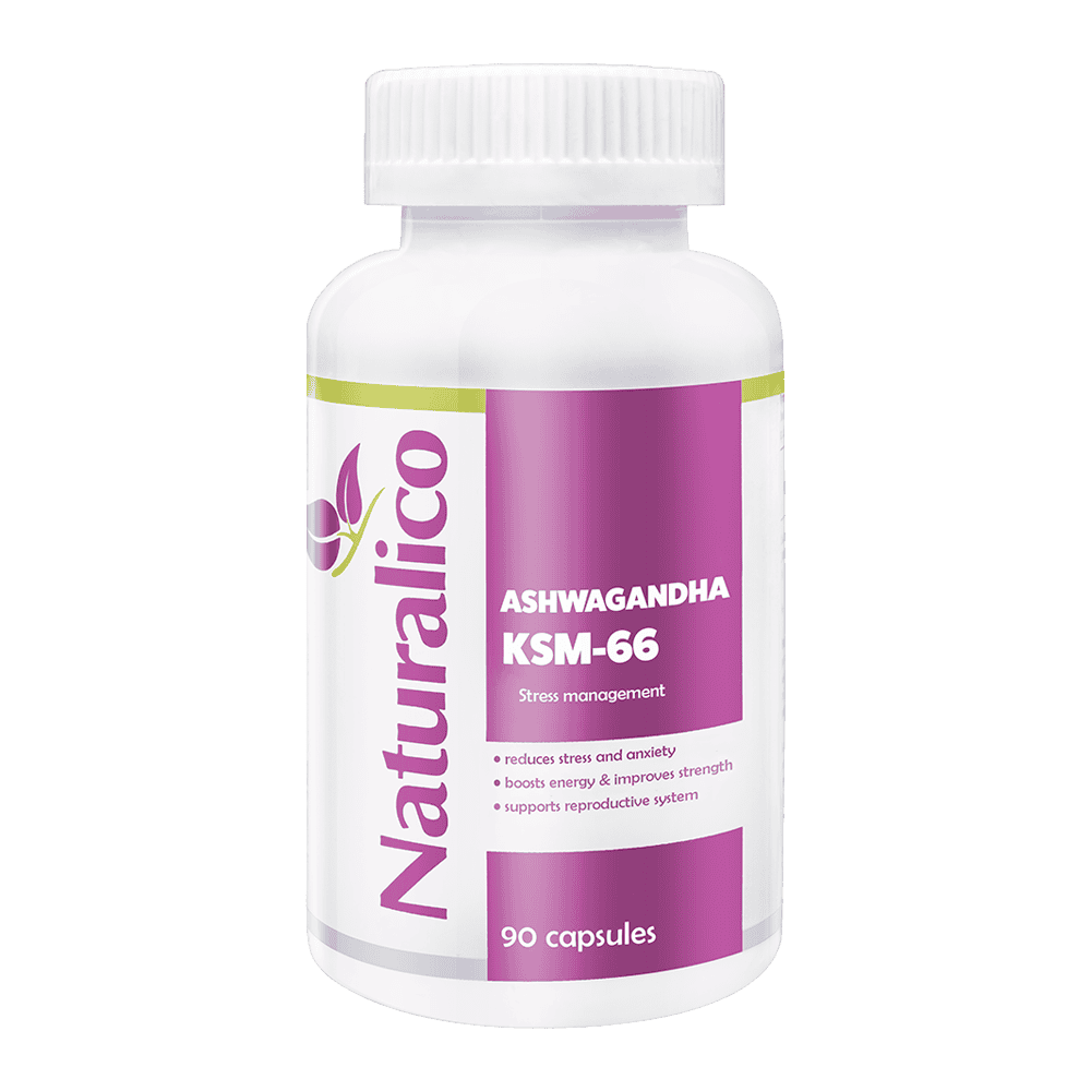 NATURALICO Ashwagandha KSM-66 90 капсули