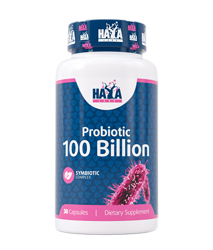 HAYA LABS Probiotic 100 Billion / Symbiotic Complex / 30 Caps