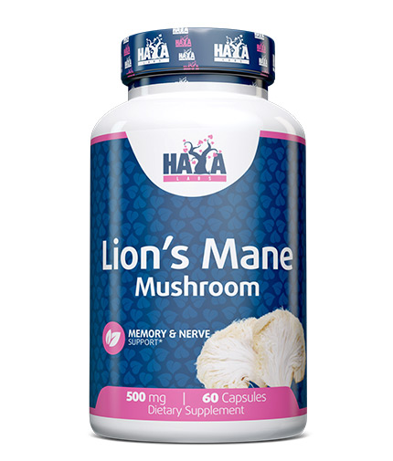 HAYA LABS Lion’s Mane Mushroom 500 mg / 60 Caps