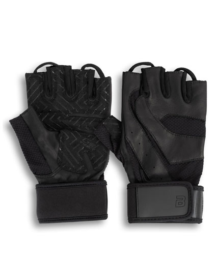 BIOTECH USA MARY Wrist Support Leather Gloves / Black
