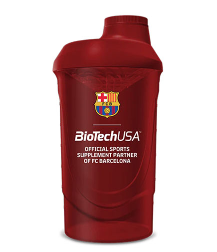 BIOTECH USA FC Barcelona Shaker / Red / 600 ml
