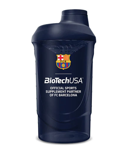 BIOTECH USA FC Barcelona Shaker / Blue / 600 ml