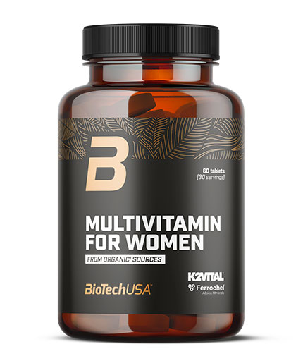 BIOTECH USA Multivitamin For Women from Organic Sources / 60 Tabs