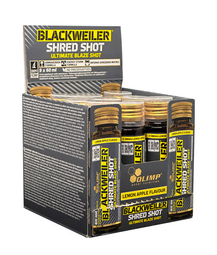 OLIMP Blackweiler Shred Shots Box – GLASS / 9 x 60 ml