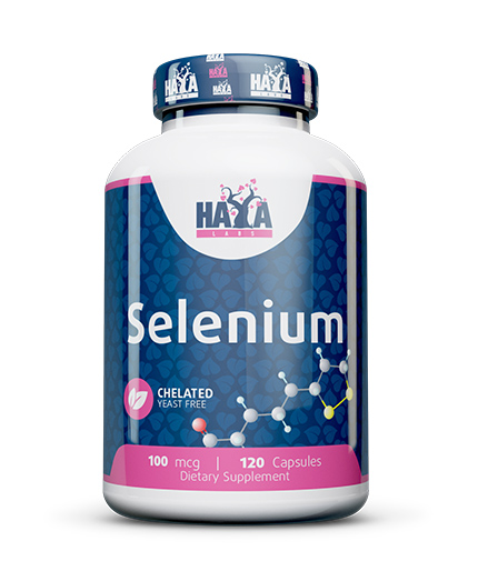 HAYA LABS Selenium / Chelated – Yeast Free/ 100 mcg / 120 Caps