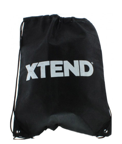 XTEND Drawstring Bag – Black / White