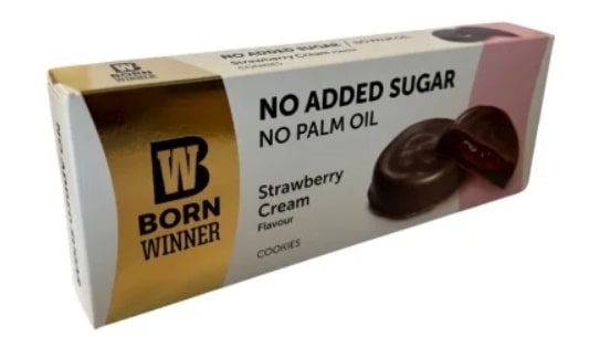 BORN WINNER Cookies Strawberry Cream 100 гр