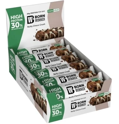 Born Winner CORE Plus Protein 30% Bar Nutty Choco Crush 12×65 гр