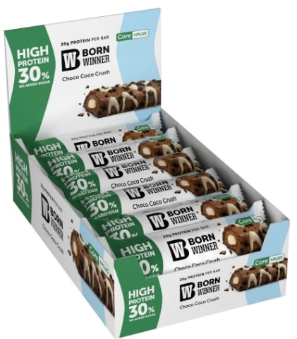 Born Winner CORE Plus Protein 30% Bar Choco Coco Crush 12×65 гр