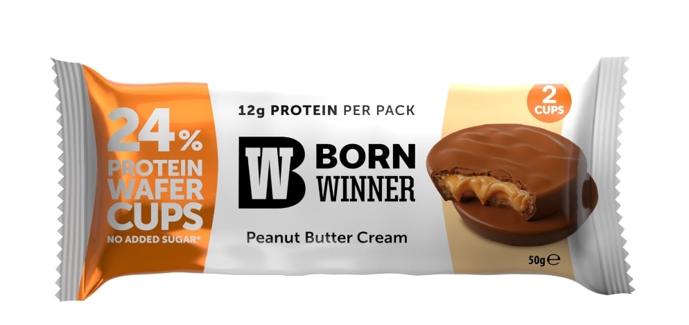BORN WINNER Protein Wafer Cups Peanut Butter Cream 50 гр