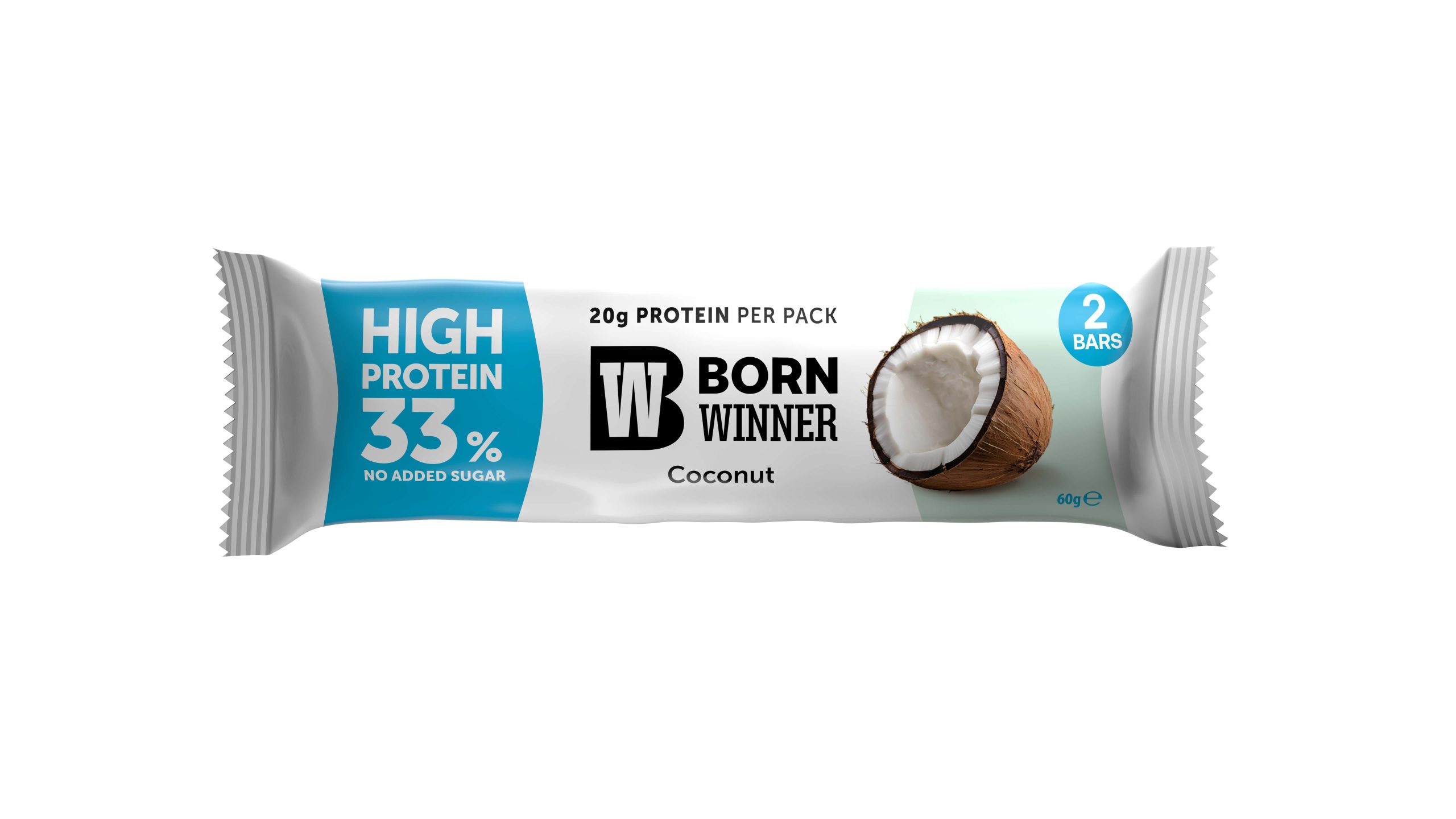 BORN WINNER Active High Protein 33% coconut 60 гр