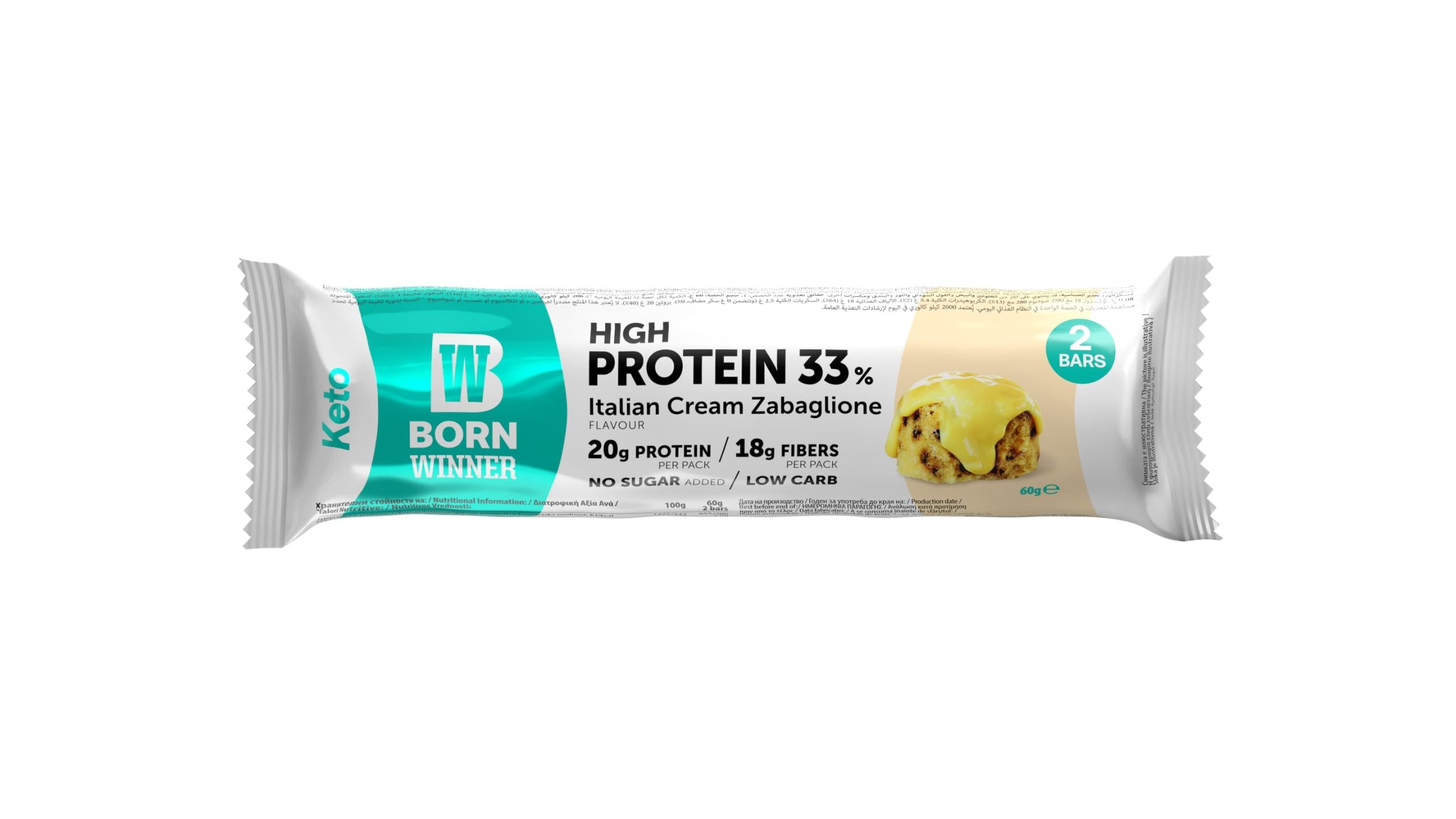 Born Winner High Protein 33 % Italian Cream Zabagilone 60 гр