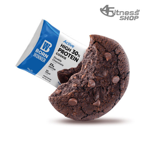 BORN WINNER Active High 30% Protein Cookie Double chocolate 75 гр