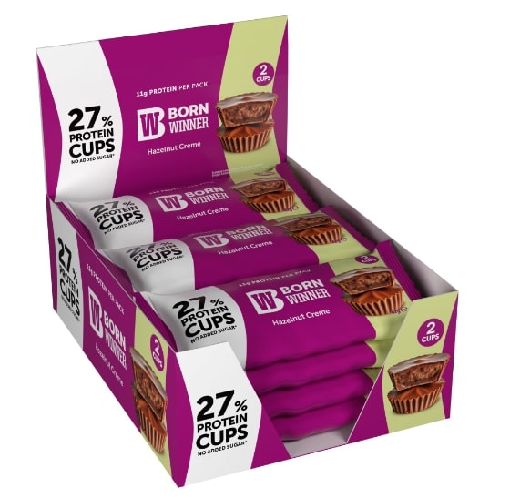 BORN WINNER Protein Cups Hazelnut Creme 12х42 гр