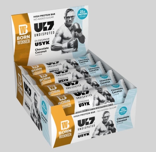 Born Winner U17 Undisputed Bar Chocolate Coconut 12×60 гр