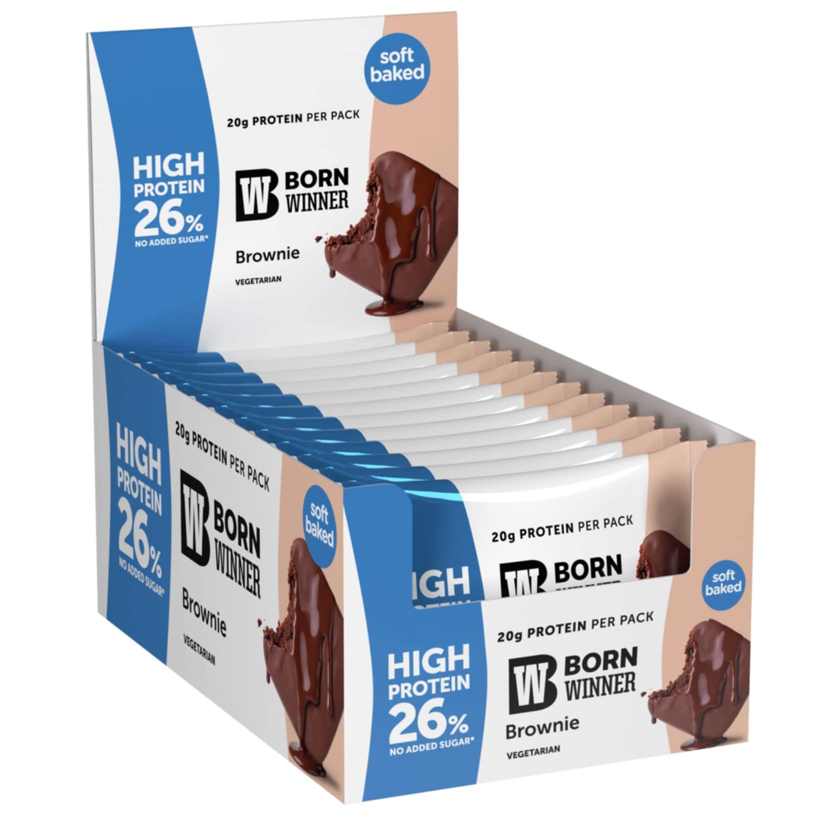 BORN WINNER Brownie 12×75 гр