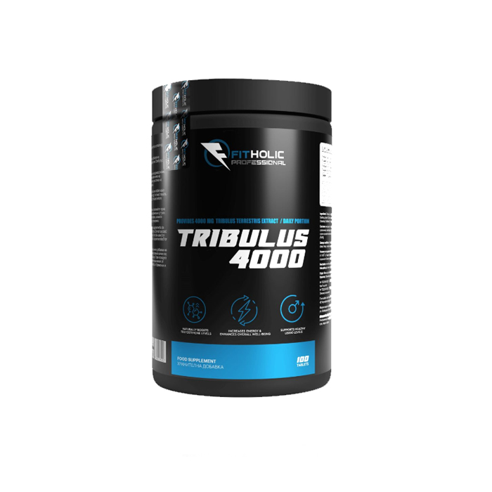 Fitholic Professional Tribulus 4000 Mega Dose Tribulus Terrestris Extract 100 tabs
