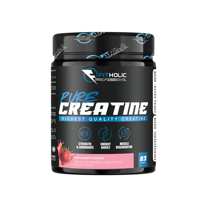 Fitholic Professional Pure Creatine 500 грама / 83 дози – овкусен креатин