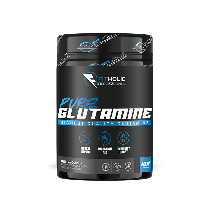 Fitholic Professional Pure Glutamine 500 грама / 100 дози