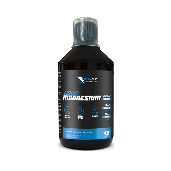 Fitholic Professional Magneium Liquid 1000 мл / 40 дози
